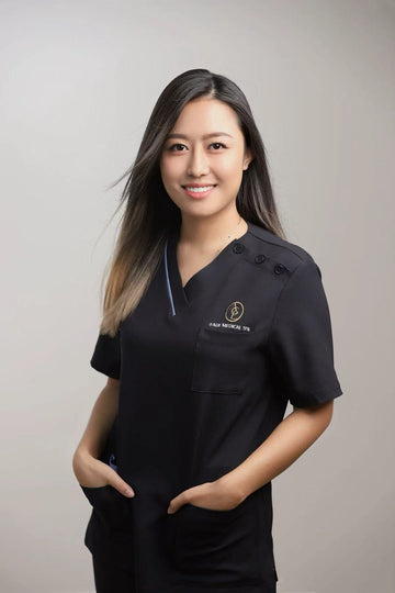 Celine Wang, ADN, LE, licensed esthetician at Zero Age MedSpa in Katy, TX
