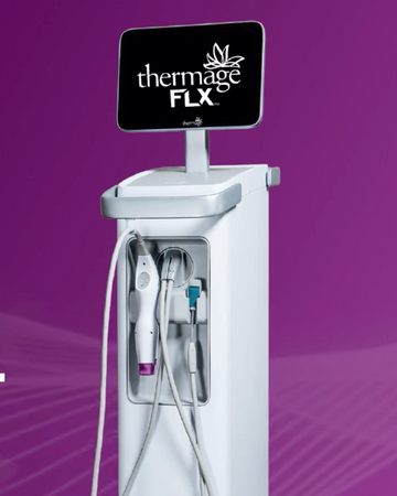 Thermage FLX skin tightening treatment at Zero Age MedSpa in Katy & Houston, TX